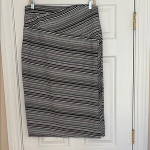 J. Jill Striped Maxi Skirt
